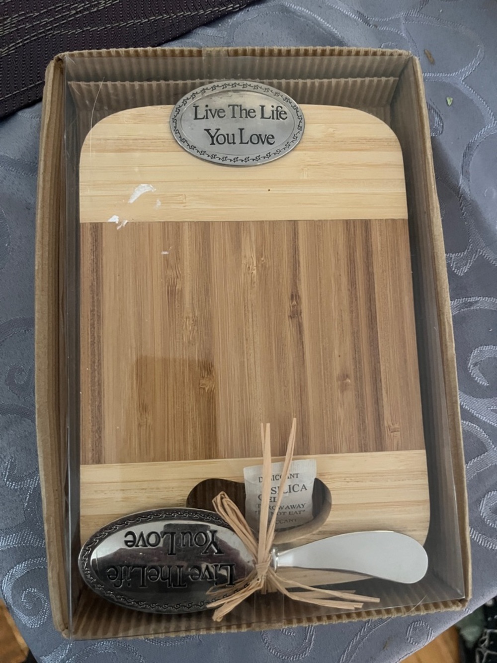 Thirstystone Small Serving Board with Green Accent